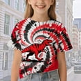 thumbnail image 4 of Tiijoy Toddler Boys Dinosaur Tshirt Tie Dyed Short Sleeve Round Neck T-Shirt, Sizes 3-4, 4 of 5