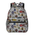 thumbnail image 1 of Disketp Bright Insects Mochila Estampada para Hombre y Mujer – Mochila Ligera Clásica con Múltiples Bolsillos para Universidad, Trabajo y Viajes-One Size, 1 of 5