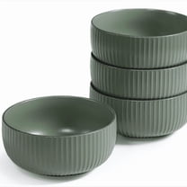 Large Ceramic Bowl Set — 46oz Serving Bowls for Cereal, Salad, Pasta & Soup (Set of 4)