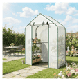 thumbnail image 7 of Garden Greenhouse, 6-Shelf Portable Plant Grow House, Walk-In Green House with PE Cover, Heavy Duty Steel Frame, Outdoor Indoor Gardening for Plants, Seedlings & Herbs, 7 of 7