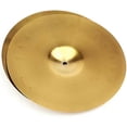 thumbnail image 4 of 1 Piece Hi Hat Cymbals Crash/Ride Cymbal Brass Sturdy Hi-hat Cymbal for Drum Players Percussion Drum, 8-14 Inches, 4 of 4