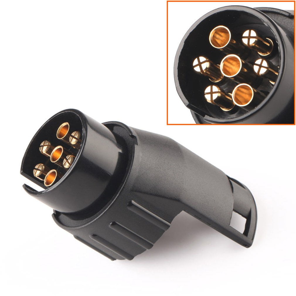 12V Tow Socket Car Trailer Truck 7 Pin to 13 Pin Plug Adapter Converter