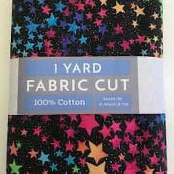 Chicago Cubs Cotton Fabric With Sparkle Glitter - 1/4 Yard (9" X 44") - DIY Crafts, Masks, Apparel