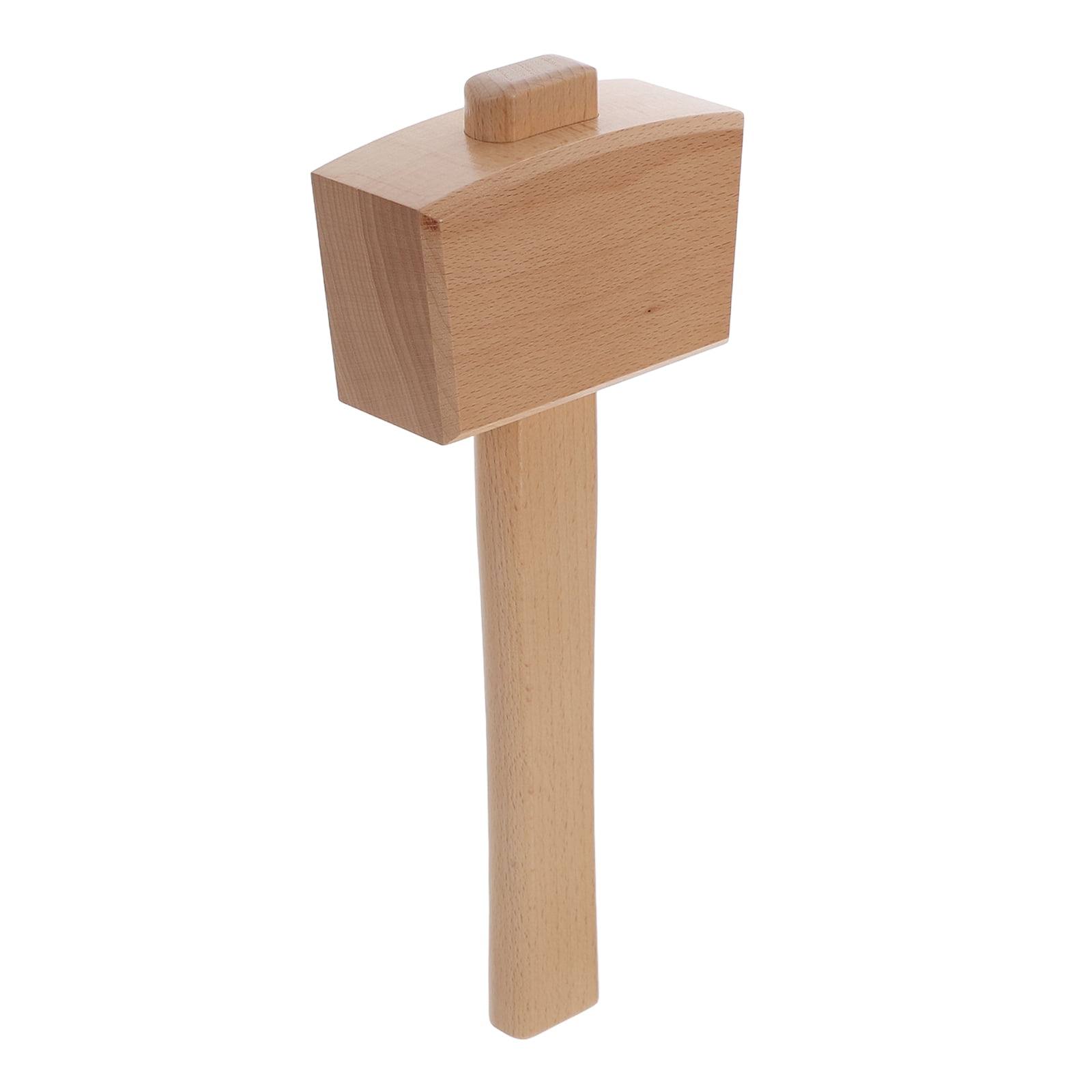 DRAFIDEEP Woodworking Wood Mallet Khaki Hand Tool Sturdy Wood Hammer for Carving and Craft