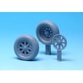 thumbnail image 3 of DEF Model 1:32 F4U-1 Corsair Wheel set 1 (for Tamiya 1/32) #DS32001, 3 of 6