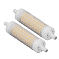 thumbnail image 2 of 2Pcs R7S LED Light Bulb 118mm Dimmable 15W 154 LEDs Double Ended Floodlight for Home Night Advertising Lighting 220V Warm Light, 2 of 9