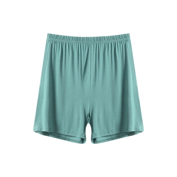 Pantalones de Cintura Elástica para las Mujeres de Verano Delgado Cuarto Cortos Color Estilo Delgado Pijamas Casuales, Pantalones de Tamaño Suelto
