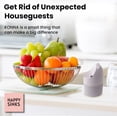 thumbnail image 3 of HAPPY SiNKS KONNA Fly Trap Bio Composite Reusable Fruit Fly Catcher Kitchen Pest Control White Grey, 3 of 7
