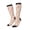3 Black, variant on Women Crew Soft Moisture-wicking Socks Carrot Pattern Design Cotton Socks, One Size fit All