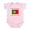 Petal Pink, variant on CafePress - Half Portuguese Body Suit - Baby Light Bodysuit, Size Newborn - 24 Months