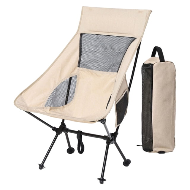 Silla plegable portátil Sunnimix con reposabrazos y bolsa de transporte para acampar al aire libre