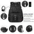thumbnail image 3 of Mochila MATEIN para portátil extra grande de 45 litros con puerto USB, color negro, 3 of 9