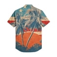 thumbnail image 4 of Hogleaql Men's 4th Of July Shirt 4th Of July American Flag Print Short Sleeve Patriotic Shirts Collared Button Down Fashion Hawaiian Workout Outfits Watermelon Red XL, 4 of 6