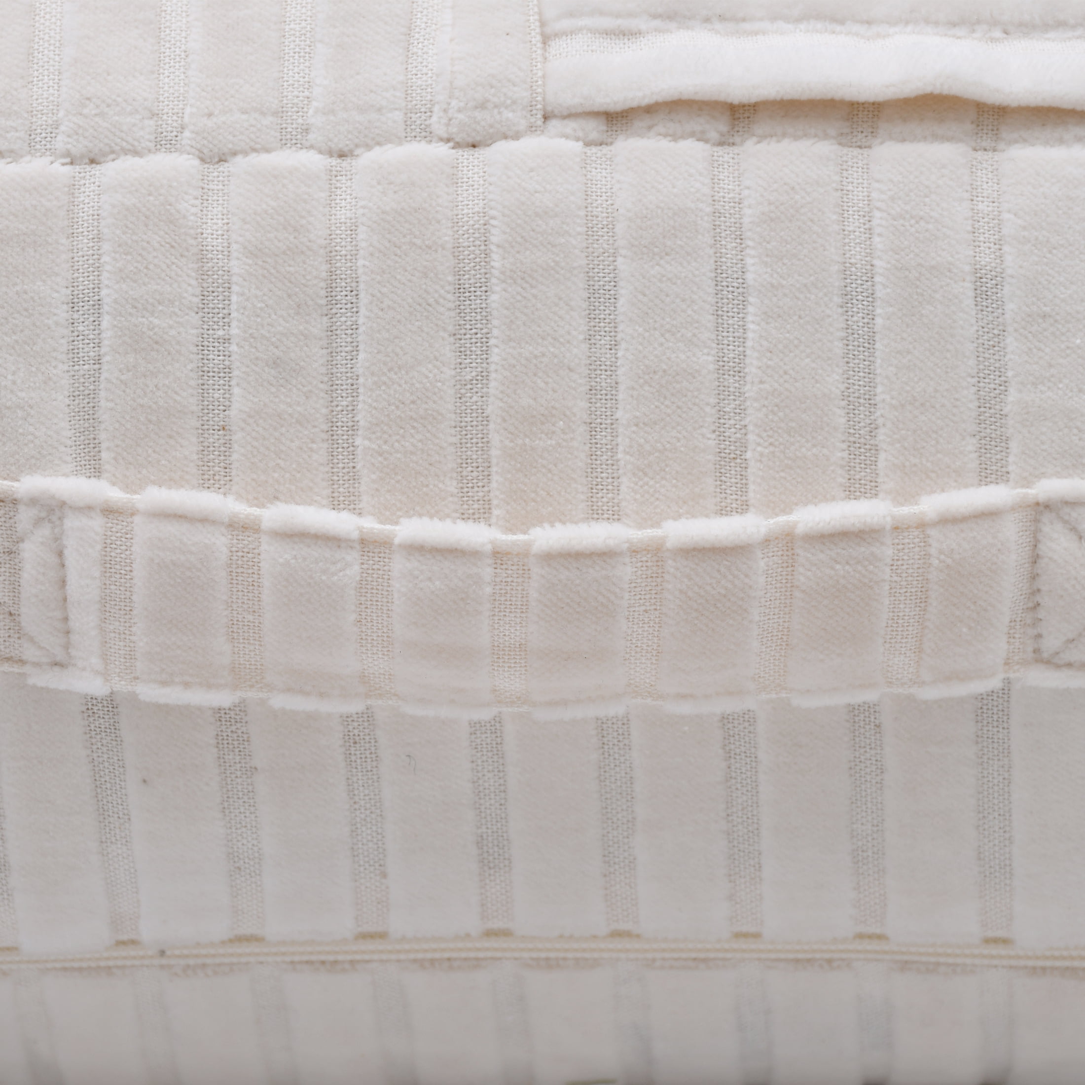Better Homes & Gardens Velvet Woven Floor Cushion Cover, Vanilla Dream