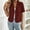 Wine, variant on FRSASU Women's Business Casual Cropped Blazer Lapel Collar Short Sleeve Open Front Button Down Suit Jacket Work office Blazer Wine