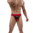 thumbnail image 3 of Sngxgn Men's Briefs, Soft and Breathable Underwear with ComfortFlex Waistband(Red,XXL), 3 of 3