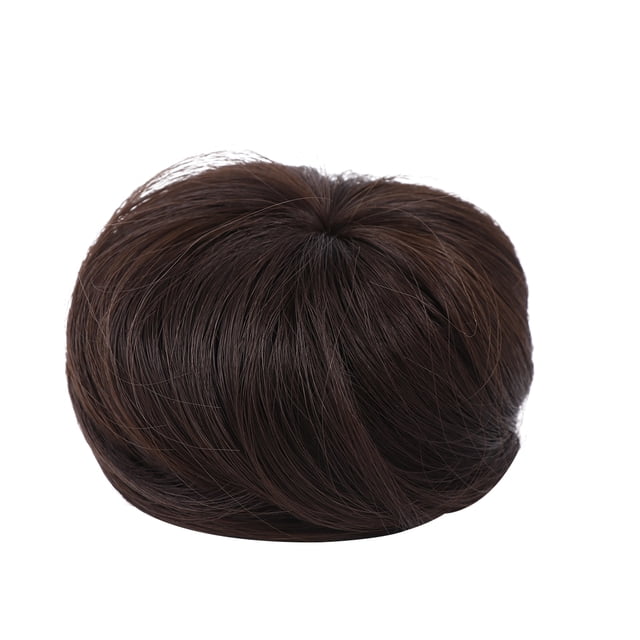 EeaseCA Chignon Synthétique Perruque Chignon Perruque Plaque pour Cheveux Outil Postiche Perruque Brun Foncé