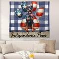 thumbnail image 2 of Patriotic Doberman Pinscher 4th of July Independence Paws Tapestry Doberman Dog Lover Gifts Wall Hanging Backdrop Home Decor - 02010, 2 of 5