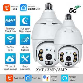 Floodlight WiFi Camera 2300 Lumen LEDs, USB Wired 1080p 2MP IP66 Night  Vision Light PIR Sensors Motion Detection APP Tuya/Smart Life for Home  Garage Garden Yard Surveillance Security Outdoor Camera 