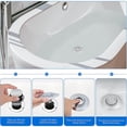 thumbnail image 5 of 2 in 1 Bathtub Stopper & Drain Hair Catcher, Anti-Rust Tub Stopper with Dual Filtration Design, Pop-up Bathtub Drain Cover for 1.6-2.0" Drain Hole, 5 of 6