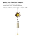 thumbnail image 2 of Campanas De Viento De Sol Retro Campanas De Viento Al Aire Libre Campanas De Viento Musicales Tubo Arte Del Hierro Decoración Colgante Con Vidrio Transparente De Color Para Balcón Decoración Advancent HA025247-03, 2 of 7