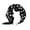 Black3, variant on jiaxiM Cotton Bandanas for Women Fashion Scarf With Pearl Pendant Clasp Versatile Elegant Choker Neckwear Women Daily Outfit