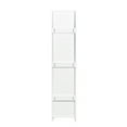 thumbnail image 5 of Stackable Wall Cabinet,Hanging Wall Mount Storage Cabinet with Adjustable Shelves and Doors,Sideboard Buffet Cupboard,Console Table,White Wood Finish,15.75" D x 15.75" W x 70.87" H, 5 of 9