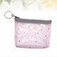 thumbnail image 2 of PVC Heart Pattern Coin Bag Fashion Translucent Net Change Purse Creative Money Bag Pocket Purse with Zipper (Pink), 2 of 3