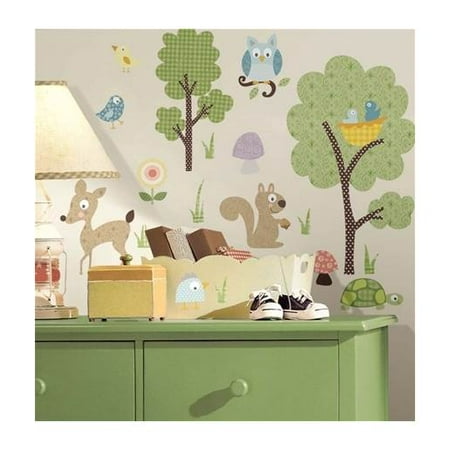 Woodland Animals Peel and Stick Wall Decals