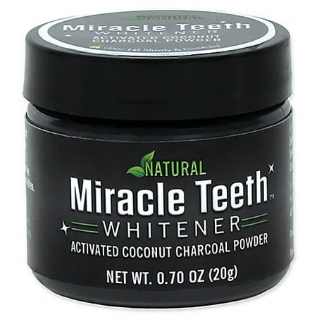 - As Seen On Tv Miracle Teeth Whitener - Natural Charcoal Based Teeth Whitening