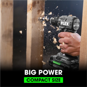 FLEX Power Tools 1/2 2-Speed Compact Drill Driver Kit