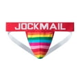 thumbnail image 5 of JOCKMAIL 2PCS/Pack Mens Briefs Jock Strap Mens Thongs Athletic Supporter Rainbow Cotton Men Sport Underwear, 5 of 5