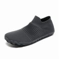 thumbnail image 2 of Men's Slip‑On Sock‑Style Minimalist Athletic Shoes, Stretch Knit Upper Barefoot‑Inspired Footwear with Flexible Textured Outsole for Outdoor and Light Activity Use, 2 of 9