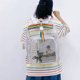 thumbnail image 3 of Bolsa Mochila transparente de moda Summer Rainbow See Through PVC Schoolbag (Blanco) Likrtyny Para Estrenar, 3 of 9