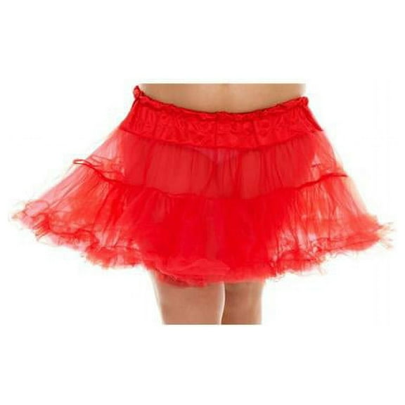 Music Legs Women's Plus Size Double Layered Mesh Petticoat