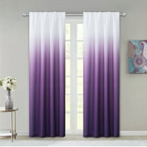 Dainty Home Shades Rod Pocket Window Curtain Panel Pair
