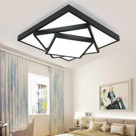 Modern Style Led Square Stack Ceiling Lights Square Pendant Living