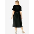 thumbnail image 3 of Woman Within Women's Plus Size Button-Front Essential Dress, 3 of 6