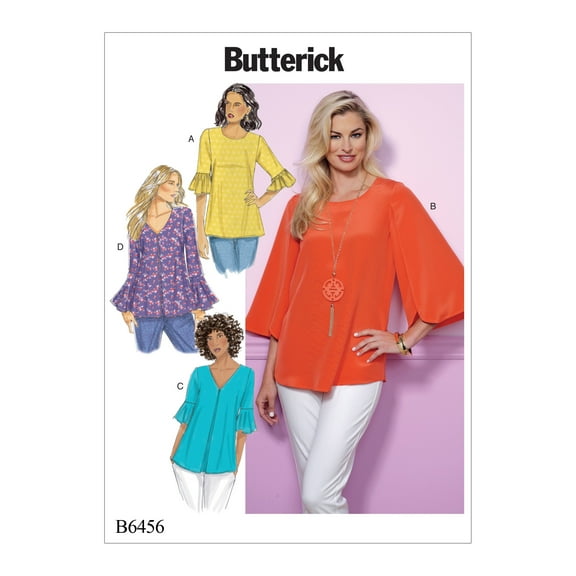 Butterick Pattern Misses' Top-6-8-10-12-14