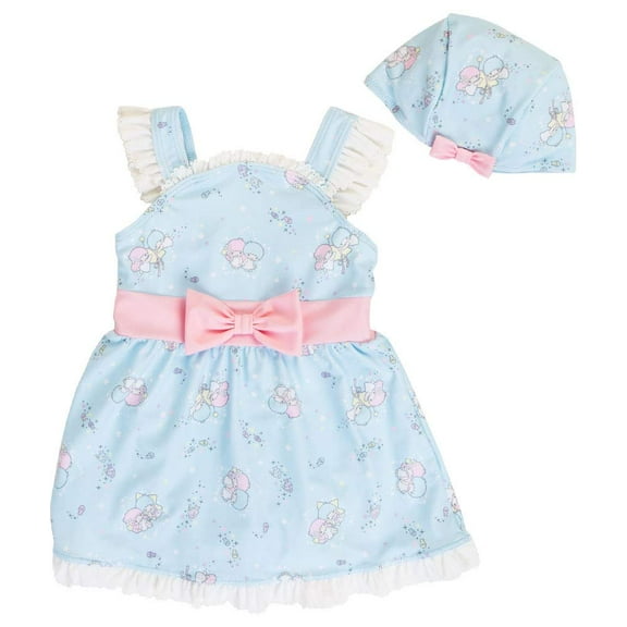 Little Twin Stars Swimsuit With Cap Sanrio Original