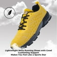 thumbnail image 5 of AOV Mens Running Shoes Casual Tennis Athletic Gym Fashion Lightweight Sneakers Yellow US 12.5, 5 of 6