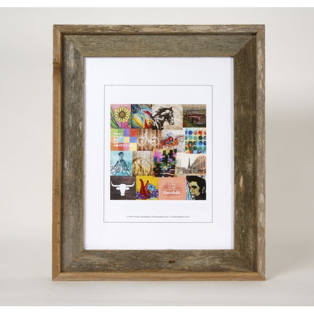 Reclaimed Barn Wood Picture Frame 11x14