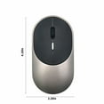 thumbnail image 3 of wireless mouse gaming mouse bluetooth mouse, Mute Wireless-mode Mouse Thin And Easy Key Mute Plug And Play Compatible Rechargeable Ergonomic Design Three-way DPI Adjustment, Gray, 3 of 7