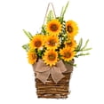 thumbnail image 3 of zhangmingg Spring Sunflower Farmhouse Hanging Decorative Garland for Wall Front Door, 3 of 5