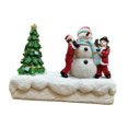 thumbnail image 3 of Lámpara de mesa con estatua navideña iluminada, adorno navideño, centro de mesa coleccionable Estilo D, 3 of 9