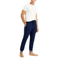 thumbnail image 4 of Hanes Men's Waffle Knit Sleep Jogger Pant Navy, Large, 4 of 4
