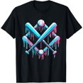 thumbnail image 1 of T-Shirt Baseball Home Plate Drip pour Garçons Ice Cream Spinkle - comme sur l'Image - S, 1 of 2