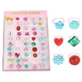 thumbnail image 1 of Miangastore 50pcs Fashion Rings For Children Jewelry Dress Up Safe Assorted Color, 1 of 8