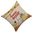 thumbnail image 2 of Bewildely Funda de almohada con estampado de cremallera oculta, parte de Acción de Gracias, funda de almohada, fundas de cojín, decoración de patrones Decoración del hogar uno 21GM15 Bewildely HA060852-01B, 2 of 6
