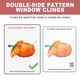 thumbnail image 3 of Bienvenido Acción de Gracias Pavo Etiqueta Calabaza Hoja de Arce Fruta Etiqueta Estática, 3 of 5